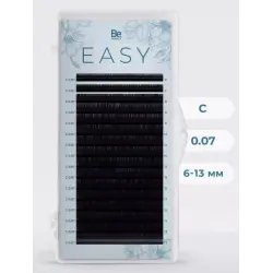 Черные ресницы Easy Black MIX 16 линий