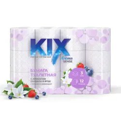 Бумага туалетная KIX с ароматом сандала и ягод