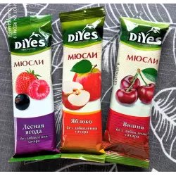Батончик мюсли Diyes Яблоко