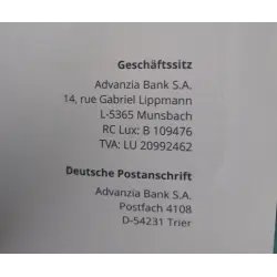 Банк Advanzia (Люксембург)