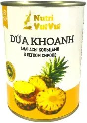 Ананас консервированный кольцами Nutri Vui Vui