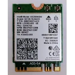 Адаптер Wi-Fi с Bluetooth Intel AX200NGW