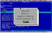 Borland Turbo Pascal - интегрированная среда разработки
