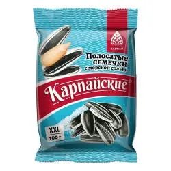 Полосатые семечки с морской солью "Карпайские"
