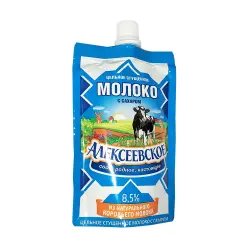 Цельное сгущенное молоко с сахаром "Алексеевский молочноконсервный комбинат" 8,5%