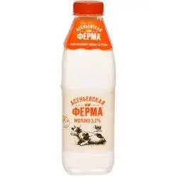 Молоко Асеньевская ферма 3,2%