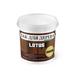 Акриловый универсальный лак для дерева Lotus УКРТЕПЛОКЕРАМИК
