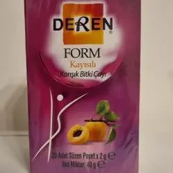 Чай для похудения "Deren" Form c абрикосом и смесью трав