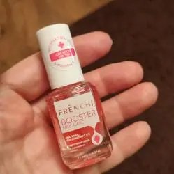 Бустер Лак для слоящихся ногтей Frenchi 3 в 1 с экстрактом малины, розо