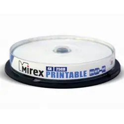 Blu-Ray диски Mirex 25Gb BD-R Printable на шпиле