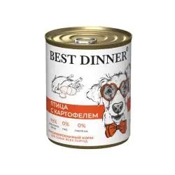 Влажный корм для собак "Best Dinner" Супер-Премиум-класса Птица с картофелем