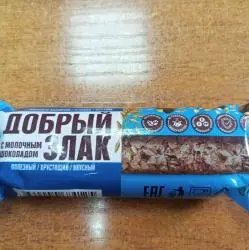 Батончик "Добрый злак" с молочным шоколадом