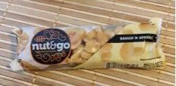 Батончик глазированный Nut&GO с арахисом и бананом
